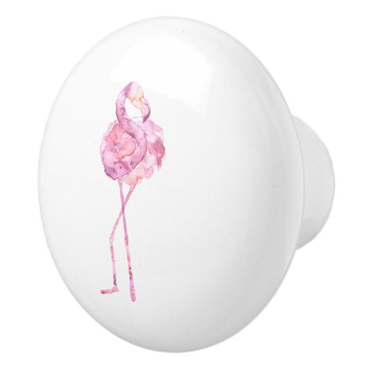 Tender Flamingo Serie Ontwerp 3 Keramische Knop (Rechts)