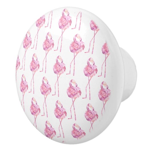 Tender Flamingo Serie Ontwerp 3 Keramische Knop (Rechts)