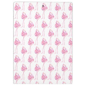 Tender Flamingo Serie Ontwerp 3 Klembord (Achterkant)