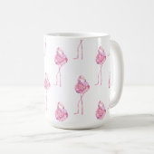 Tender Flamingo Serie Ontwerp 3 Koffiemok (Voorkant rechts)