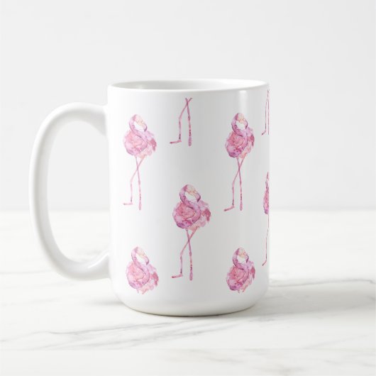 Tender Flamingo Serie Ontwerp 3 Koffiemok (Links)