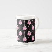 Tender Flamingo Serie Ontwerp 3 Porselein Kop (Voorkant rechts)
