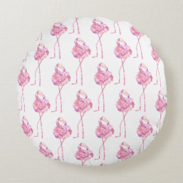 Tender Flamingo Serie Ontwerp 3 Rond Kussen