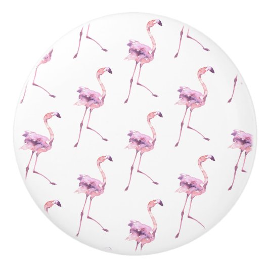 Tender Flamingo Serie Ontwerp 5 Keramische Knop (Voorkant)