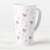 Tender Flamingo Serie Ontwerp 5 Latte Mok (Rechterhoek)