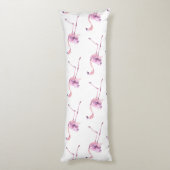 Tender Flamingo Serie Ontwerp 5 Lichaamskussen (Achterkant (Verticaal))