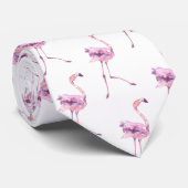 Tender Flamingo Serie Ontwerp 5 Stropdas (Opgerold)