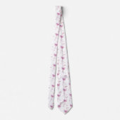 Tender Flamingo Serie Ontwerp 5 Stropdas (Achterkant)