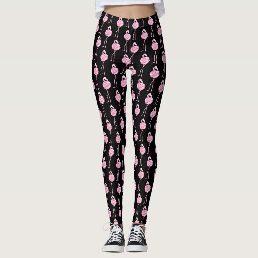 Tender Flamingo Series Design 3  Broeken Leggings (Voorkant)