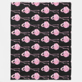 Tender Flamingo Series Design 3 Fleece Blanket (Voorkant)
