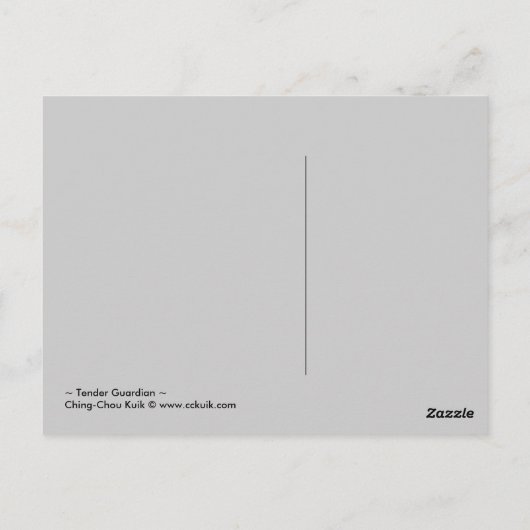 Tender Guardian - Briefkaart (Achterkant)
