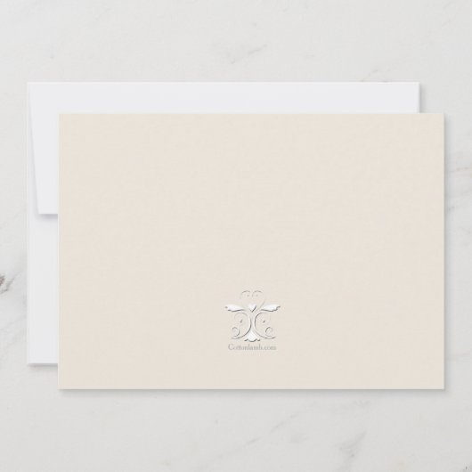 Tender Heart 4 Foto Aangepast Bedankkaart (Achterkant)