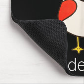 Tender Heart Funny Couple Goose Lover Valentine’s Muismat (Hoek)