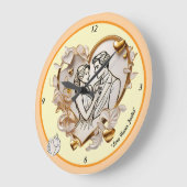 "Tender Heart Love" Grote Klok (Hoek)