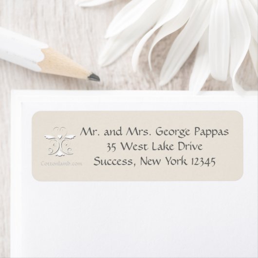 Tender Heart Return-adreslabels Etiket (Insitu)