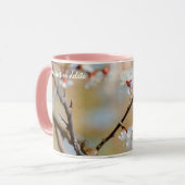 Tender Japanse Abrikozenbloesems Mok (Voorkant links)