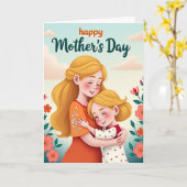 Tender Knuffeldag Kaart (Gele Bloem)