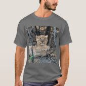Tender Lion Cub Dreaming in the Shade African Wild T-shirt (Voorkant)