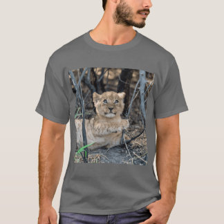 Tender Lion Cub Dreaming in the Shade African Wild T-shirt