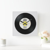 Tender Love 45-rpm Acrylwand Vierkante Klok (Huis)