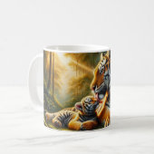 Tender Moment in Natuur Schilderen Koffiemok (Voorkant links)