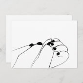 Tender Monochroom Mum Baby Hands (Voorkant / Achterkant)