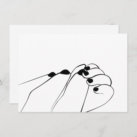 Tender Monochroom Mum Baby Hands (Voorkant / Achterkant)