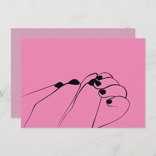 Tender Monochroom Mum Baby Hands (Voorkant / Achterkant)