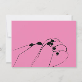 Tender Monochroom Mum Baby Hands