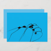 Tender Monochroom Mum Baby Hands (Voorkant / Achterkant)