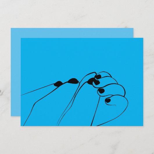 Tender Monochroom Mum Baby Hands (Voorkant / Achterkant)