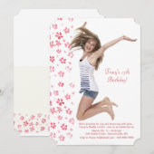 Tender Petals Fotouitnodiging Kaart (Voorkant / Achterkant)