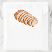 Tender Roast Turkey Slices Platter Rechthoekige Sticker (Tas)