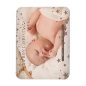 Tender Sterren Kerstmis Gepersonaliseerde Foto Vak Magneet (Verticaal)