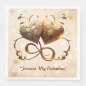 "Tender Valentijn Glow" Servet (Voorkant)