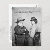 "Tenderest Lover" Walt Whitman en Peter Doyle Briefkaart (Voorkant / Achterkant)