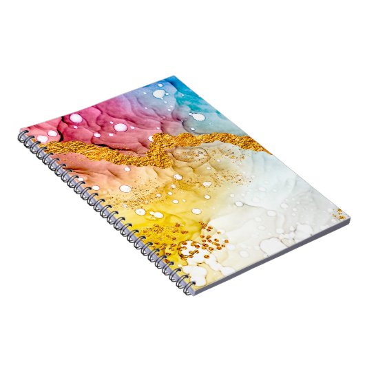 Tenderheid in pastelkleuren. Unieke creativiteit. Notitieboek (Rechterzijde)