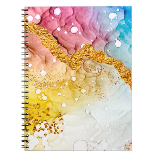 Tenderheid in pastelkleuren. Unieke creativiteit. Notitieboek (Voorkant)