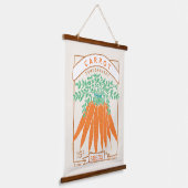 Tenderzoete wortelzaadverpakking, plakend tapijt hangend wandkleed (Gebogen)