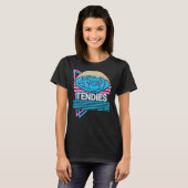 Tendies Chicken Tendies Retro T-shirt (Voorkant volledig)