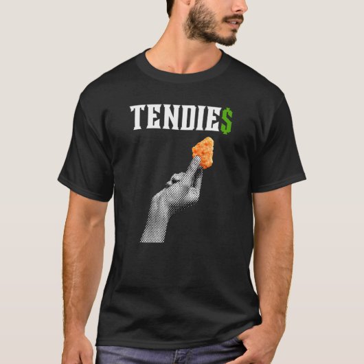 Tendies  Wsb Meme Kip Tendies Geld T-shirt (Voorkant)