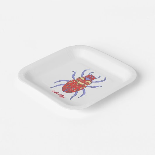 Tendo en de Bug Wars 7" Party Bord (Gebogen)