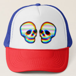 Tendy neon stijl van de tekenaar trucker pet