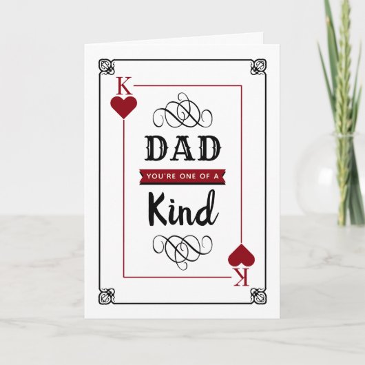 Tendy One of a Sind Kaart Vaderdag (Voorkant)