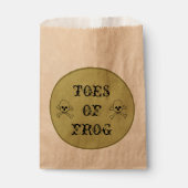 Tenen van Frog Witch's Potion Label Bedankzakje (Voorkant)