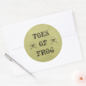 Tenen van Kikker Label Halloween Potion (Envelop)