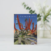 Tenerife Aloe Vera uitzicht briefkaart (Staand voorkant)