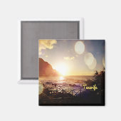 Tenerife, avondlichten magneet (Voorkant / Achterkant)