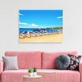 Tenerife beach view canvas print (Insitu (Woonkamer))