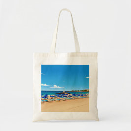 Tenerife beach view tote bag